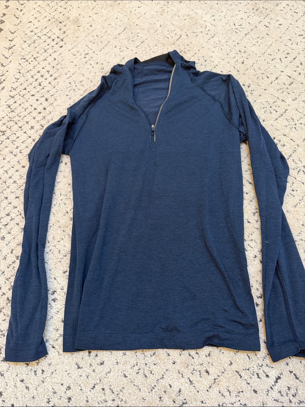 lululemon Men's Navy Quarter Zip Performance top (size XS)